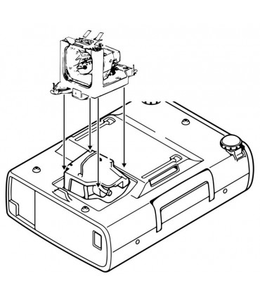 Lampara de Reemplazo para Epson ELPLP75