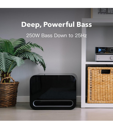 WiiM Sub Pro: Subwoofer inteligente inalámbrico de 8" y 250 W