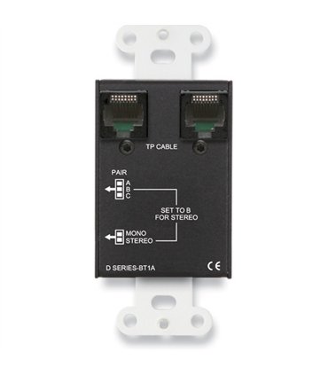 Interfaz de audio Bluetooth® formato A para montaje en pared - Negro