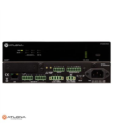 Amplificador mezclador estéreo/mono de 120W AT-GAIN-M120