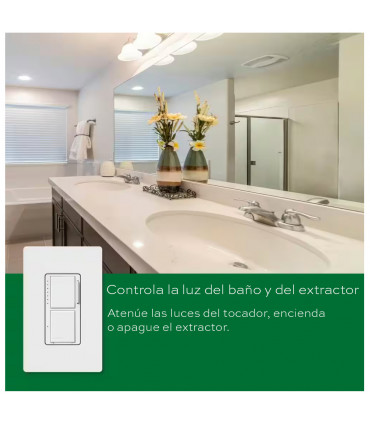 Maestro Dual Dimmer Led y Switch
