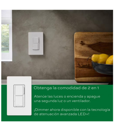 Maestro Dual Dimmer Led y Switch