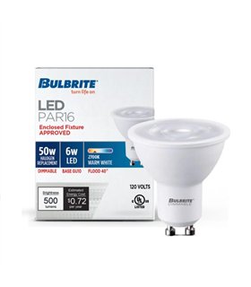Bombilla Bilbrite LED PAR16 GU10 de 6W