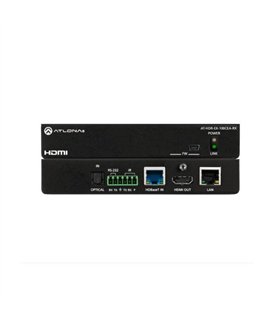 Atlona 4K HDR Receiver w/IR, RS-232, Ethernet, and PoE.