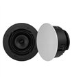 VX62R 6" Round In Ceiling Speaker with White Micro-Trim Grille (1 Pair)