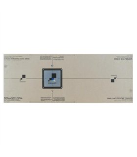 Thinline 1-2In Square Gypsum Mounting Platform  Ea 93363