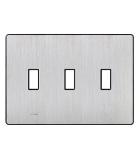 3-GANG FASSADA STAINLESS STEEL