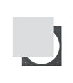 Sq Adapter Ps-C63R-Ps-C43Rtlp White W-Grille Pr 45159
