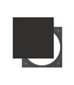 Sq Adapter Ps-C63R/Ps-C43Rtlp Black W/Grille PR 45162