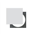 Sq Adapter Ps-C43R White W-Grille Pr 45158