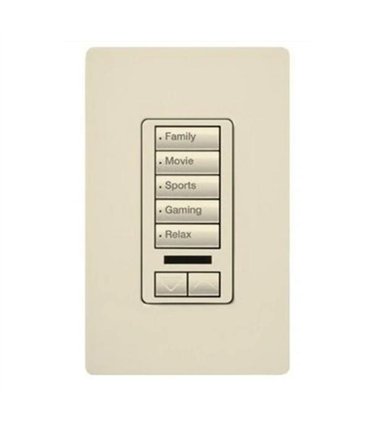 Keypad RadioRA RRD W5BRLIR 120V AL 