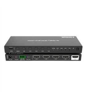 SWITCHE MULTIVIEW 4X1 4K30Hz SIN CORTE SOLIDVIEW