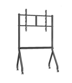 Soporte móvil tipo stand para monitor LCD, LED. 55" a 86"SOLIDVIEW Capacidad de 100 Kgs.