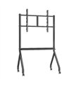 Soporte móvil tipo stand para monitor LCD, LED. 55" a 86"SOLIDVIEW Capacidad de 100 Kgs.