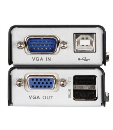 Extensor KVM Cat 5 VGA USB formato compacto (1280 x 1024 a 100m)