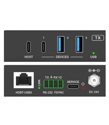 Extensor de señal por USB 3.2 a 100 metros con entrada USB-C