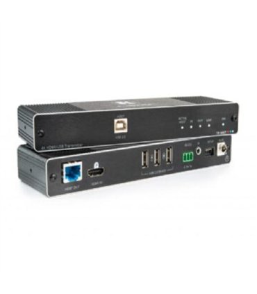 Extensor HDMI 4K con USB 2.0, RS-232 e IR | Transmisión Estable hasta 40m