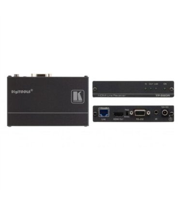 Receptor HDBaseT  4K HDMI, RS-232 e IR
