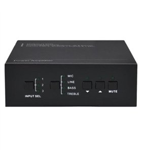 MINI AMPLIFICADOR DE AUDIO 70/100V SOLIDVIEW 40 watss RMS