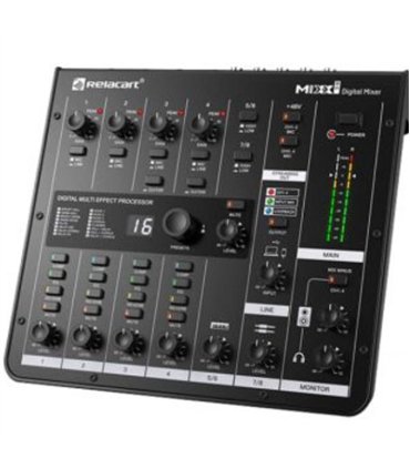 Mezclador Digital MIXX8.6 – 8 Entradas / 6 Salidas