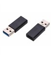 Adaptador USB Tipo C a USB A 3.2 de Alta Velocidad (10Gbps / 3A)