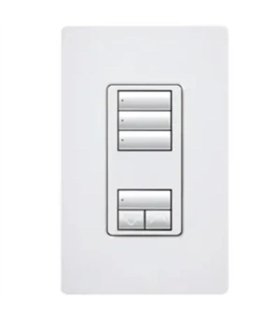 Botonera RadioRA RRD W3S  120V WH  