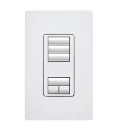 Botonera RadioRA RRD W3S  120V WH  
