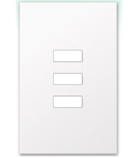 Placa de vidrio para botonera W3SN
