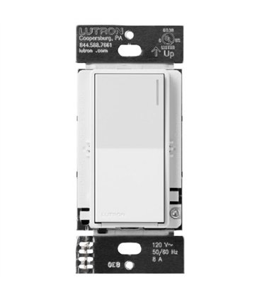 Switch HomeWorks HRST 8ANS  120V8A WH On-Off 