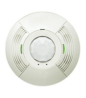 Sensor de ocupacion  de techo Tecnologia doble 1000ft con rele Lutron
