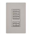 Botonera Hibrida RadioRA RRD HN4S  120V150W GR Aten Fase 