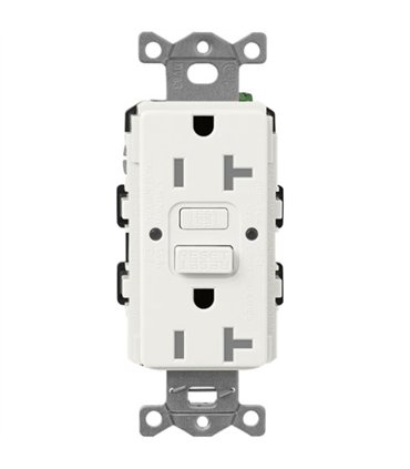 Receptacle Satin SCR 20 120V20AGFST RW 