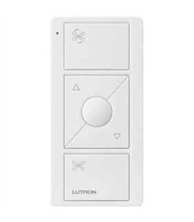 Control Pico Lutron para Ventilador PJ2 3BRL F01R BatWH-F01R WH