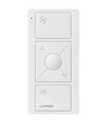Control Pico Lutron para Ventilador PJ2 3BRL F01R BatWH-F01R WH