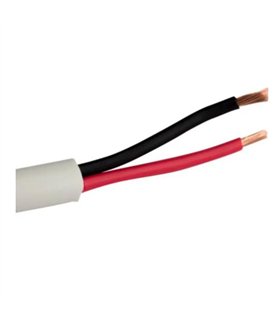 Cable Para Altavoces OFC Trenzado 14/2, Caja de 500 pies - Blanco