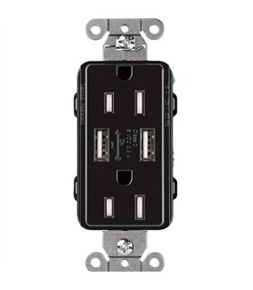 Toma Claro CAR 15  120V15AUBTR-BL BL  