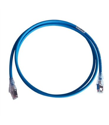 Patch Cord AMP F/UTP LSZH 6A AZUL 3M 7FT