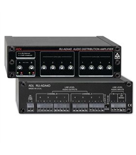 Audio Distribution Amplifier - Balanced/Unbalanced - 2x4, 1x8