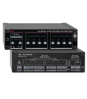 Audio Distribution Amplifier - Balanced/Unbalanced - 2x4, 1x8