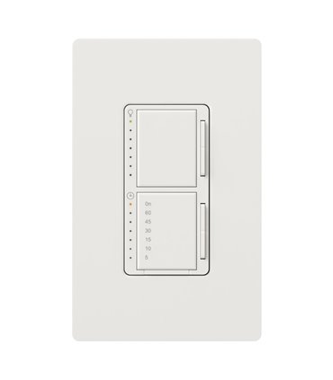 Lutron MAESTRO Dual Atenuador/Temporizador SATIN COLORS