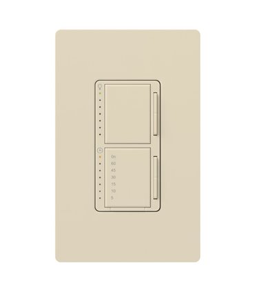 Lutron MAESTRO Dual Atenuador/Temporizador SATIN COLORS