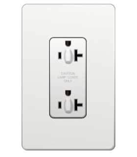 Toma Corriente 15A LUTRON CLARO DUAL DIM Colores brillantes