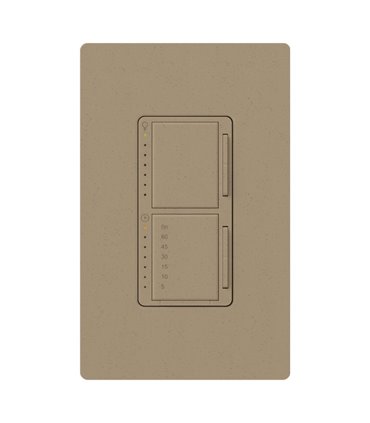 Lutron MAESTRO Dual Atenuador/Temporizador SATIN COLORS