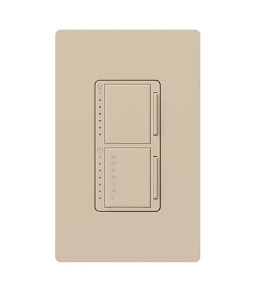 Lutron MAESTRO Dual Atenuador/Temporizador SATIN COLORS