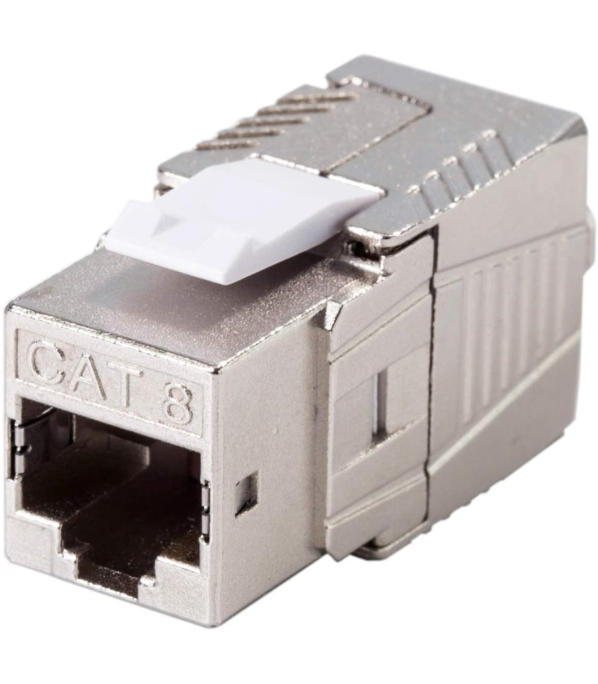 Keystone Jack CAT8 8P8C 22AWG 4 Pares 40G 2Ghz Intech Distribuidor Colombia