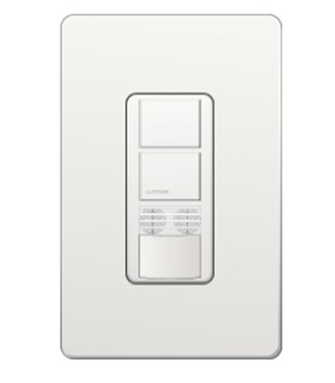 Sensor Interruptor Dual Lutron MAESTRO Ultrasonido Colores Brillantes