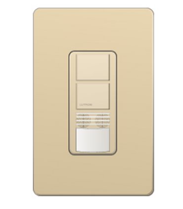 Sensor Interruptor Dual Lutron MAESTRO Ultrasonido Colores Brillantes
