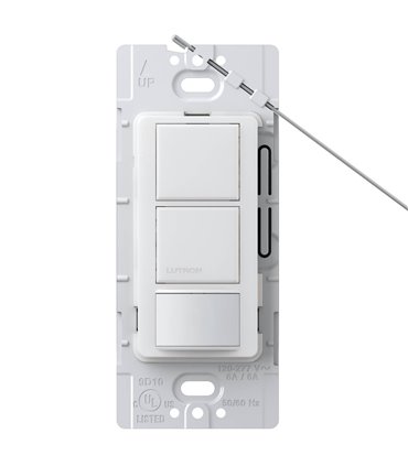 Sensor Interruptor Dual Lutron MAESTRO 6A Colores Satin
