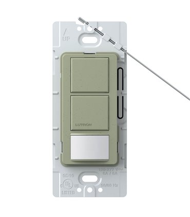 Sensor Interruptor Dual Lutron MAESTRO 6A Colores Satin