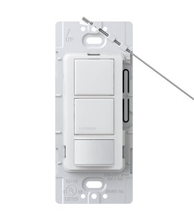 Sensor Interruptor Dual Lutron MAESTRO 6A Colores Satin